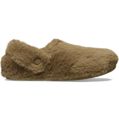 Crocs Slippers Crocs Classic Cozzzy Luxe Slipper Unisex - Sepia