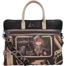 Multicoloured Briefcases Anekke Briefcase Businesstasche Multicolor - Dunkelbraun