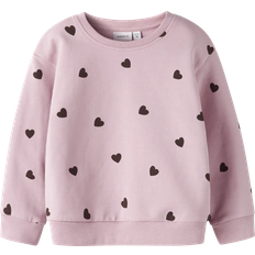 Lilla - Piger Sweatshirts Name It Sweatshirt Neheart Burnished Lilac