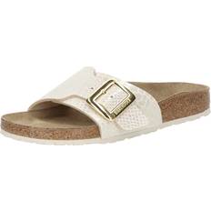 Birkenstock Beige Slides Birkenstock Pantolette Catalina - Beige/Ullvit
