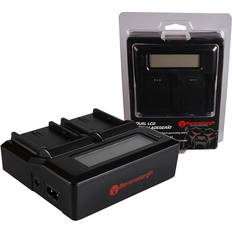 Berenstargh Dual LCD USB Ladengerät für Canon LP-E6