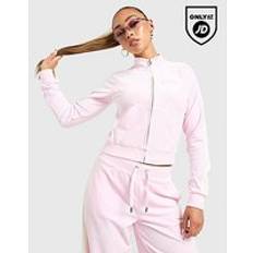 Juicy Couture Ytterkläder Juicy Couture Script Velour Track Top - Rosa