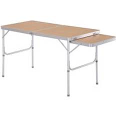 OutSunny Picnic Tables OutSunny Aluminium Picnic Table with Side Desktop 120cm x 60cm