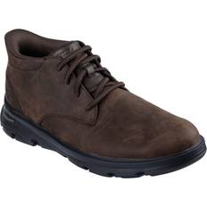 Skechers Boots Skechers Arch Fit Garza Ridley Leather Cocoa Ankle Boots - Brown
