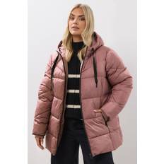 Pink Coats Yours Short Padded Coat Women's - Pink