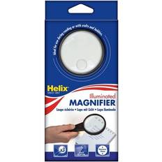 Magnifiers & Loupes Helix 75mm Illuminated Magnifying Glass