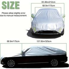 Car Covers Temu Season Vehicle Snow Cover Frost Protection
