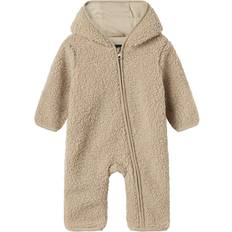 Jumpsuits Name It Teddy Overall Køredragt - Mørkebeige