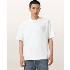 Trip T-shirt Med Grafisk Hjertelogo - Hvid
