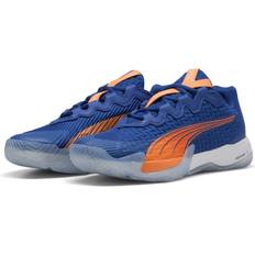 Blå - Unisex Ketchersportsko Puma Nova Elite Momo González Padel Shoes - Vivid Blue/Heat Fire/White