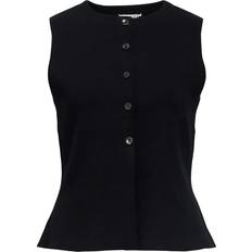 Overtøj Object Strikket Vest Objreynard - Sort