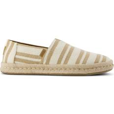 Men - Vegan Low Shoes Toms Alpargata Rope 2.0 Espadrille - Toffee Beach Stripe - Brown