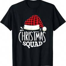 Checkered - Women T-shirts Shein Cotton Crew Neck Short Sleeve T-Shirt - Black