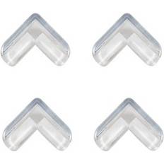 4 Pieces Clear Safety Soft Plastic Table Desk Corner Guard Protector B7A51006