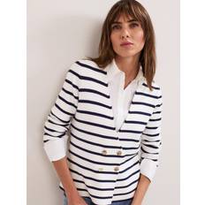 Phase Eight Blazers Phase Eight Clara Stripe Blazer - Blue