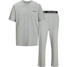 Kort ærme Pyjamasser Børnetøj Jack & Jones Sæt JacEverest SS Tee And Pants Grå