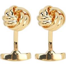 Cufflinks Twisted Style Double Layer Gold Plating Bras - Gf0