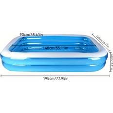 Inflatable Pools Temu Home Pvc Inflatable Foldable Swimming Pool