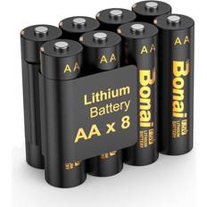 Bonai AA Lithium Batteries Pack 8