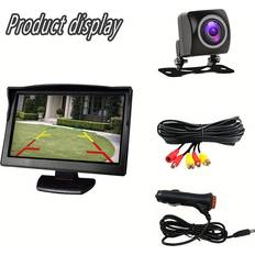 Temu Universal On-Dash Backup Camera Monitor 480p
