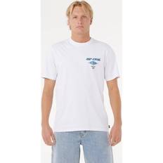 Mens Fade Out Icon Short Sleeve T-Shirt - White