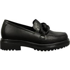 Gabor Loafers Gabor Damenschuhe Elegante Slipper Halbschuhe - Schwarz