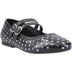 Adult Ballerinas Hush Puppies Nixie Leather Women's Shoes - Black