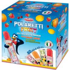 Ice Cream Dolfin Polaretti Fruit Juice Ice Lollies Pack 80 x 40 ml