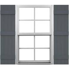 Windows Ekena Millwork TailorMade Vinyl Board Batten Shutters 14 in W x 57 in H Window Shutter