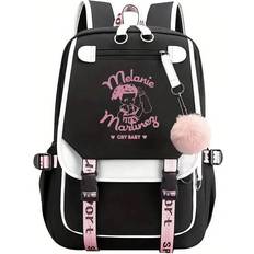 Black School Bags Doqaus Melanie Martinez Laptop Backpack - Black