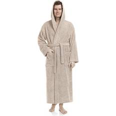 Badrock Med Huva Vaddlängd Unisex - Beige