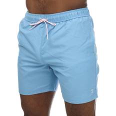 FARAH Herr Badkläder FARAH Mens Plain Swim Shorts - Blue