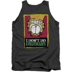 Adult - Grey Tank Tops Trevco Garfield I Dont Do Ordinary Adult Tank Top - Charcoal