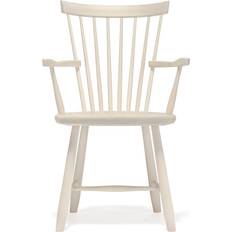 Beige Pinnstolar Stolab Lilla Åland White oil Carver Chair 88cm