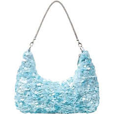 Shein Shiny Sequin Sling Bag - Blue