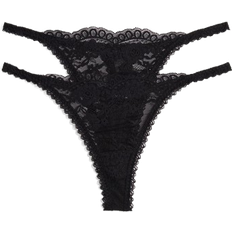 H&M Dame Tangatrusser Thong I Blonde - Sort