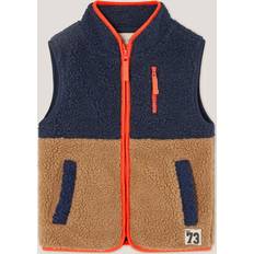 6-9M Veste Monsoon Colourblock Borg Gilet