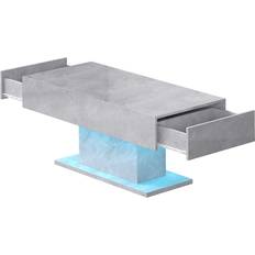 Metro Lane Led High Gloss Grey Coffee Table 55x110cm