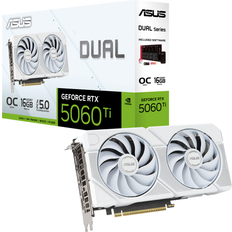 ASUS Dual GeForce RTX™ 5060 Ti 16GB GDDR7 White OC Edition