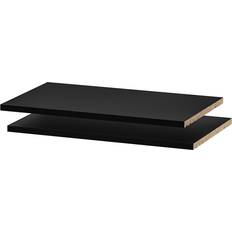 IKEA Utrusta Hyllplan Svartgrå 60x37 cm Förvaringssystem 2st