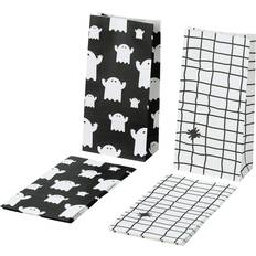 IKEA Gift Bags Kustfyr Mixed Patterns 12-pack White/Black