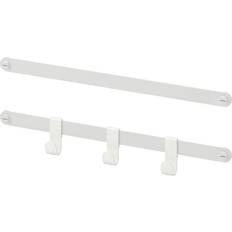 IKEA Vita Klädkrokar IKEA HJÄLPA White Coat Hook 60cm 2pcs