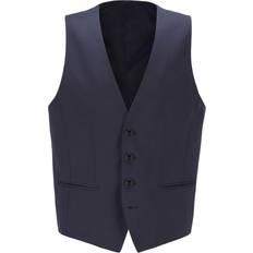 HUGO BOSS Wool Outerwear HUGO BOSS Boss Mens Wilson Waistcoat - Dark Blue