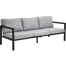Aluminium - Svarta Soffor Brafab Belfort 3-seat Soffa