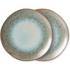 HKliving 70s Ceramics Mineral Flat tallrik 27.5cm 2st