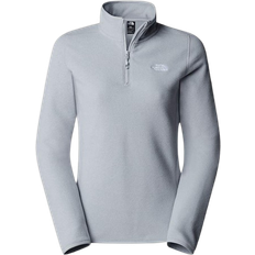 The North Face Women's 100 Glacier 1/4 Zip Fleece - TNF Light Grey Heather/NPF