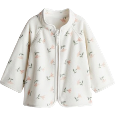H&M Fleece Jacket - White/Floral (1239729009)