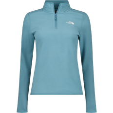 The North Face Women's 100 Glacier 1/4 Zip - Algae Blue