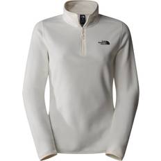 Gång & Vandring - Vita Tröjor The North Face Women's Glacier 1/4 Zip Fleecetröjor Färg grå