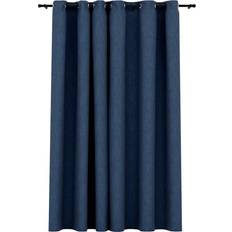 vidaXL Linen-Look Blue 245x290cm